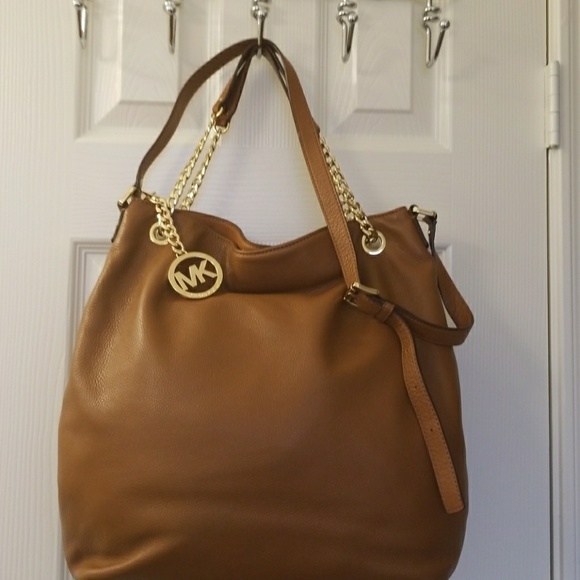 Michael Kors Handbags - Bag.Large Leather Michael Kors/2 straps Tan $FINAL